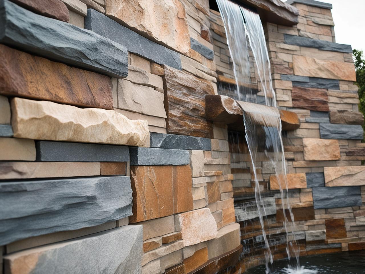 DIY stone cladding installation process for home walls